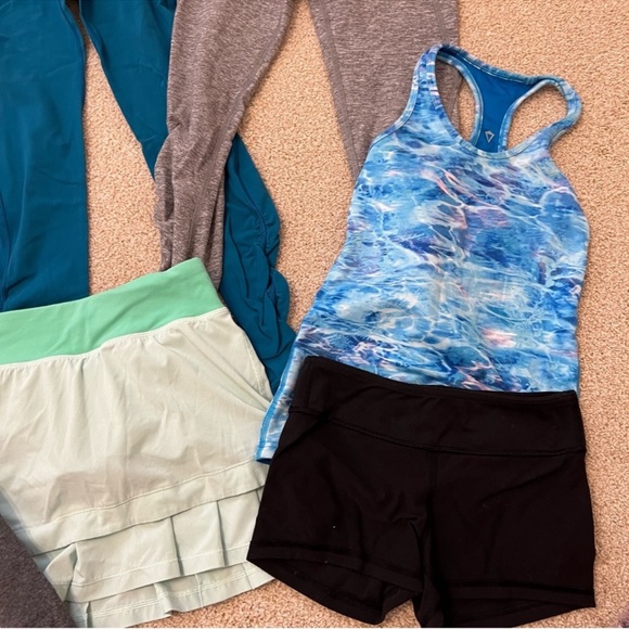 Ivivva Girls Lululemon Bundle Pants Jacket Shirts Shorts Bra Skirt Leggings 10 - Picture 5 of 16